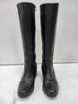 Clarks Black Tall Boots Women's Size 6.5 image number 1