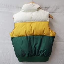 Harajuku Lovers Multicolor Puffer Button Up Vest Size L alternative image