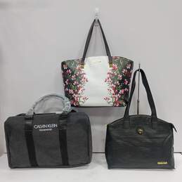 Kenneth Cole Reaction & Calvin Klein Tote Bags Assorted 3pc Lot