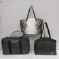 Kenneth Cole Reaction & Calvin Klein Tote Bags Assorted 3pc Lot image number 1