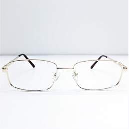 Youme Gold Slim Rectangle Eyeglasses alternative image
