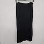 Draped Black Long Maxi Skirt image number 2