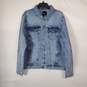 Request Premium Men Light Blue Jean Jacket Medium NWT image number 6