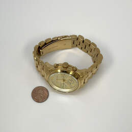 Designer Michael Kors Runway MK5055 Gold-Tone Analog Dial Wrist Watch alternative image