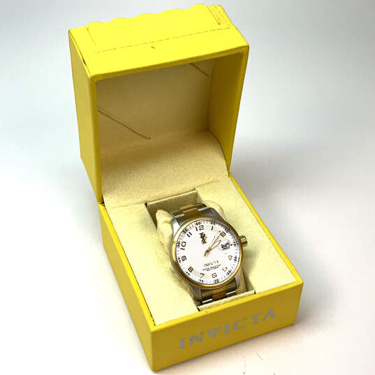 Designer Invicta 15602 Two-Tone Stainless Steel Analog Wristwatch With Box image number 6