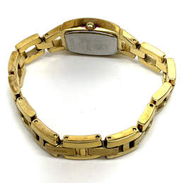 Designer Fossil F2 ES-1012 Gold-Tone Chain Strap Analog Quartz Wristwatch alternative image