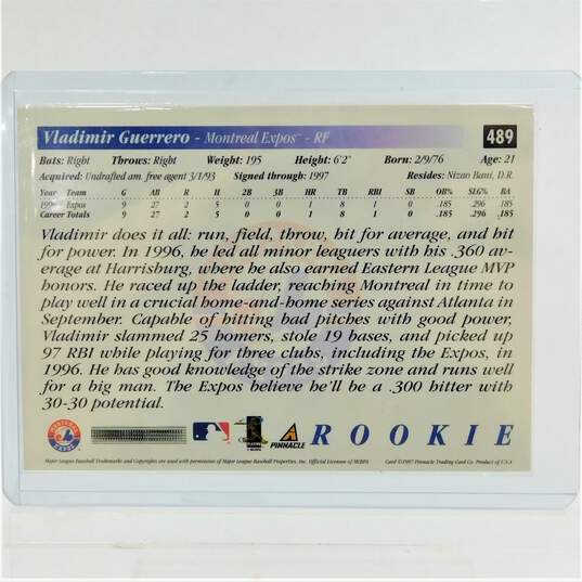 1997 HOF Vladimir Guerrero Score Rookie Montreal Expos image number 3