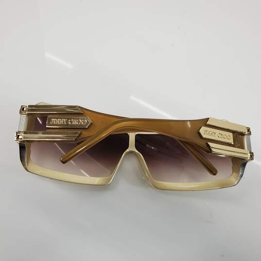 Jimmy Choo 'Spark' Golden Shield Sunglasses - AUTHENTICATED image number 5
