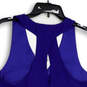 NWT Womens Purple Sleeveless Wide Strap V-Neck Racer Back Tank Top Size M image number 4