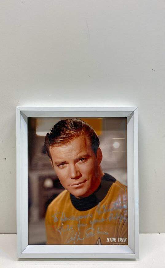 Framed and Signed William Shatner 8" x 10" Photo image number 1