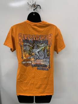 Men's Orange SZ S/P Short Sleeve Casual Shirt alternative image