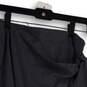 NWT Womens Gray Flat Front Knotted Stretch Back Zip Wrap Skirt Size 4 image number 3