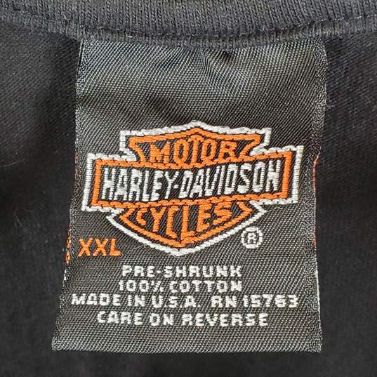 Harley Davidson Men Black Honolulu Hawaii T Shirt XXL image number 2