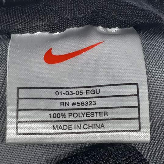 Nike Polyester Black & Gray Backpack image number 5
