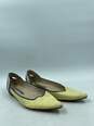 Authentic Manolo Blahnik Yellow Pointed Flats W 7.5 image number 3