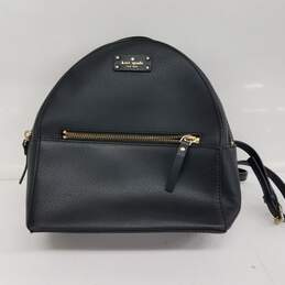 Kate Spade Mini Black Leather Backpack