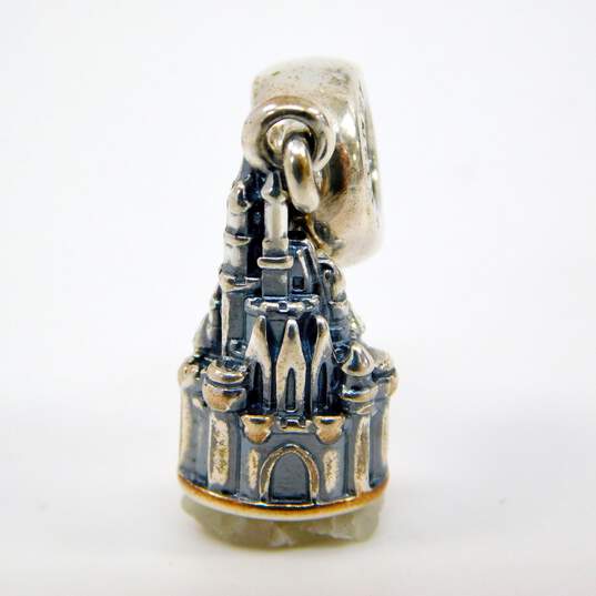 Pandora Sterling Silver Disney Parks Collection Cinderella's Castle Charm 6.1g image number 2