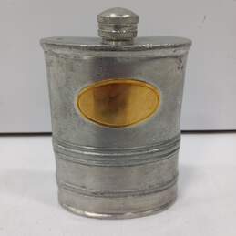 Vintage Pewter Hip Flask