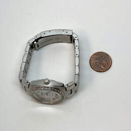 Designer Fossil AM-4141 Rhinestone Stainless Steel Analog Quartz Wristwatch