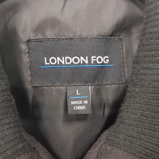 London Fog Men Black Coat L image number 8