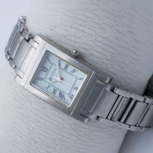 Silpada Designs Silver Tone Tank Watch NOT RUNNING image number 4