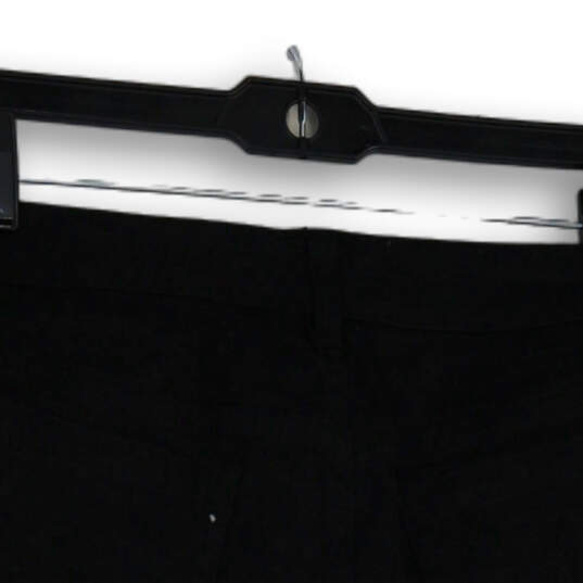NWT Womens Black Denim Dark Wash 5 Pocket Design Hot Pants Shorts Size 16 image number 4