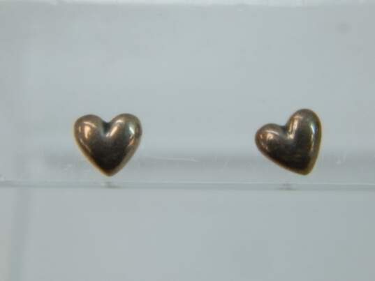 James Avery 925 Heart Stud Post Earrings image number 3