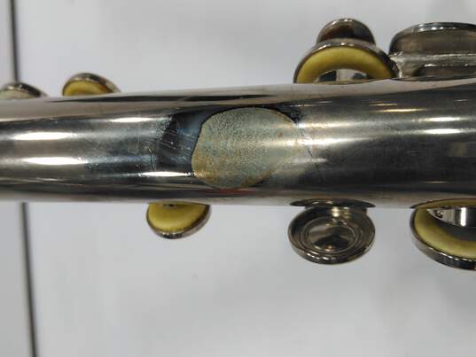 Bundy Nickle Plated Flute in Case image number 6