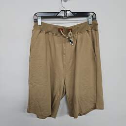 Tan Shorts With Drawstring