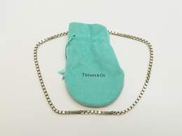 925 Tiffany & Co. Venetian Link Chain Necklace W/ Pouch