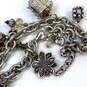 Designer Brighton Silver-Tone Link Chain Christmas Holiday Charm Bracelet image number 4