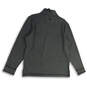 NWT Mens Gray Tight Knit 1/4 Zip Long Sleeve Pullover Sweatshirt Size S image number 2