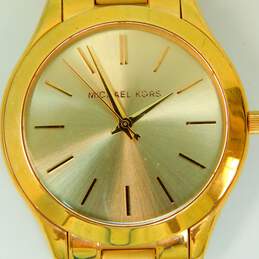 Michael Kors MK-3197 & MK-5473 Rose Gold & Gold Tone Watches 293.7g alternative image