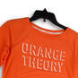 NWT Womens Orange Theory Spell Out Front Tie Pullover T Shirt Size Small image number 3