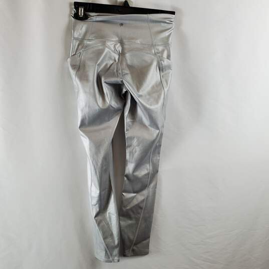 Fabletics Women Silver Yoga Pants Sz XS NWT image number 3
