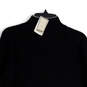 NWT Mens Black Knitted Mock Neck Long Sleeve Full-Zip Sweater Size Large image number 4