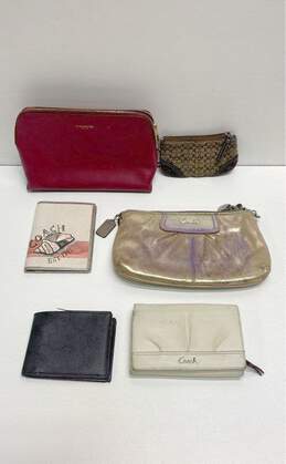 Lot of 6 Assorted Coach Accessories-SOLD AS IS