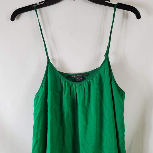 Armani Exchange Women Green Sleeveless Mini Dress Medium image number 6