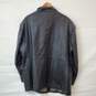 Stafford Blazer Button Front Leather Jacket Size XXL image number 2