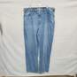 Madewell Blue Cotton Baggy Straight Jeans WM Size 33 NWT image number 1
