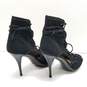I Promise U Women's Black Faux Suede Heels Size 8.5 image number 4