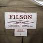 Filson Olive Green Cotton Button Up Shirt MN Size L image number 3