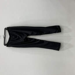 Womens Black Green Three Stripe Drawstring Pockets Track Pants Size Large alternative image