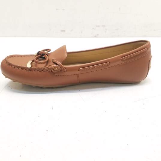 Michael Kors Leather Penny Loafers Tan 7.5 image number 2