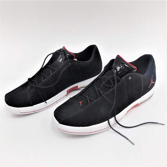 Air Jordan Team Elite 2 Low Black Red Men's Shoe Size 18 image number 2