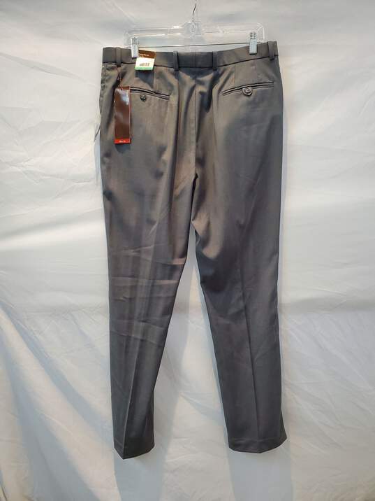 Perry Ellis Iron Ore Heather Slim Fit Pants Size 34Wx32L NWT image number 3