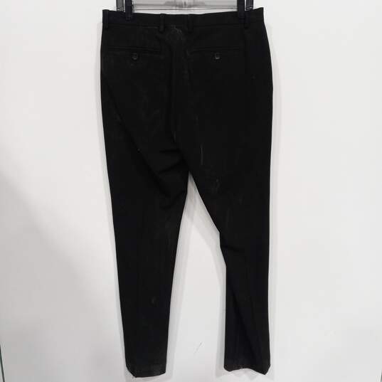 Calvin Klein Men's Black Slim Fit Dress Pants Size 31x32 NWT image number 2
