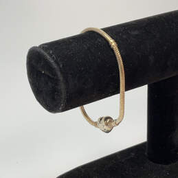 Designer Pandora 925 ALE Sterling Silver Snake Chain Heart Charm Bracelet