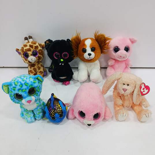 Bundle of 8 TY Beanie Babies Boos Plushes image number 1