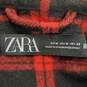 Zara Women Red Plaid Jacket M NWT image number 3